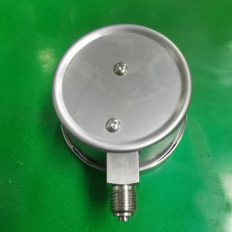 Stainless steel mbar pressure gauge