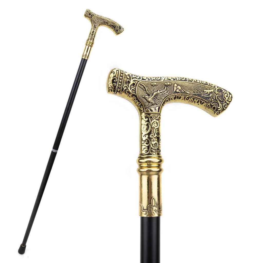 Животное Медведь Орел Волк Коза Роскошный узор трость вечерние модная палка декоративная ручка для трости Cospaly Crosier 90 см