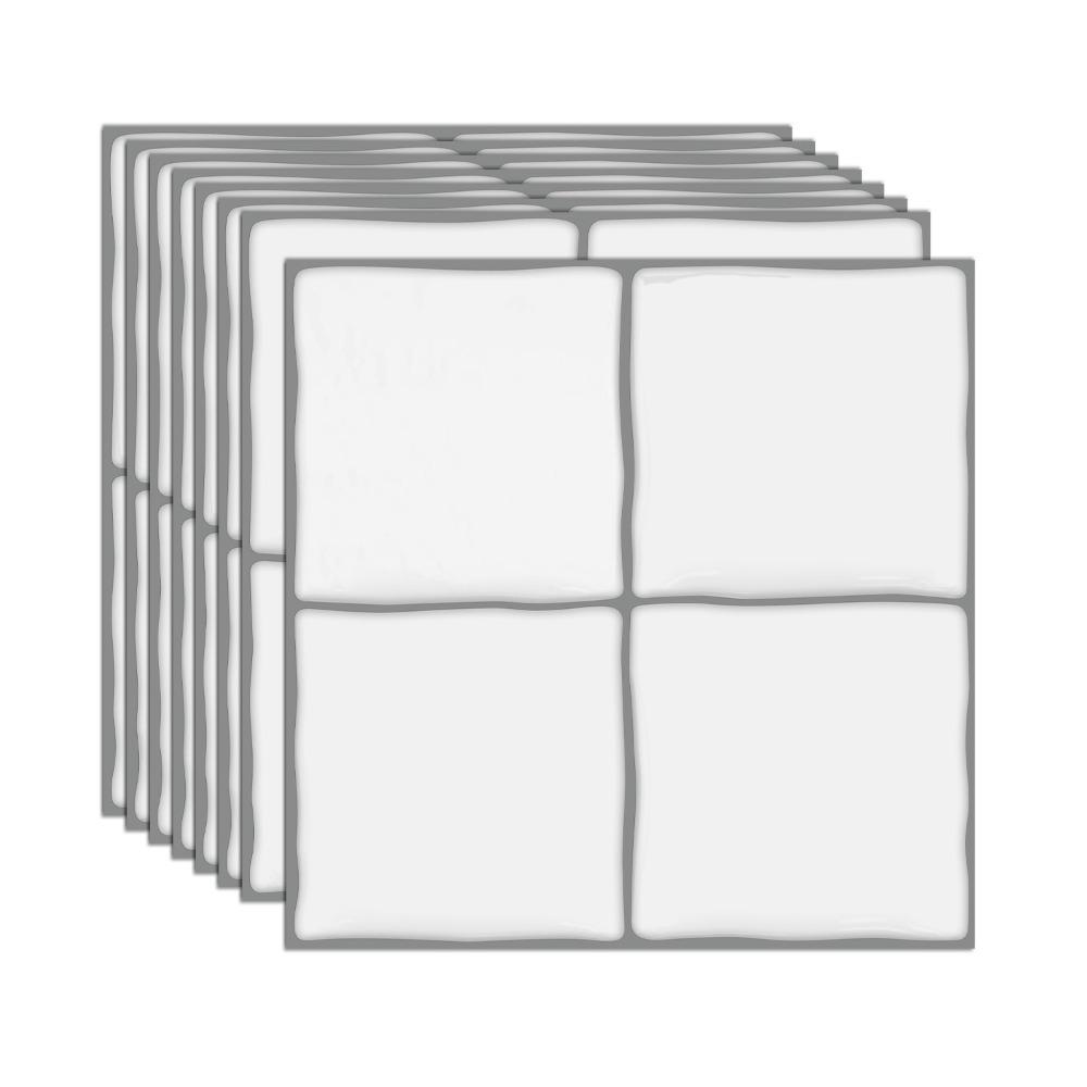 Lightweight Self-adhesive wallpaper Waterproof DIY Backsplash Tiles Indoor Decoration