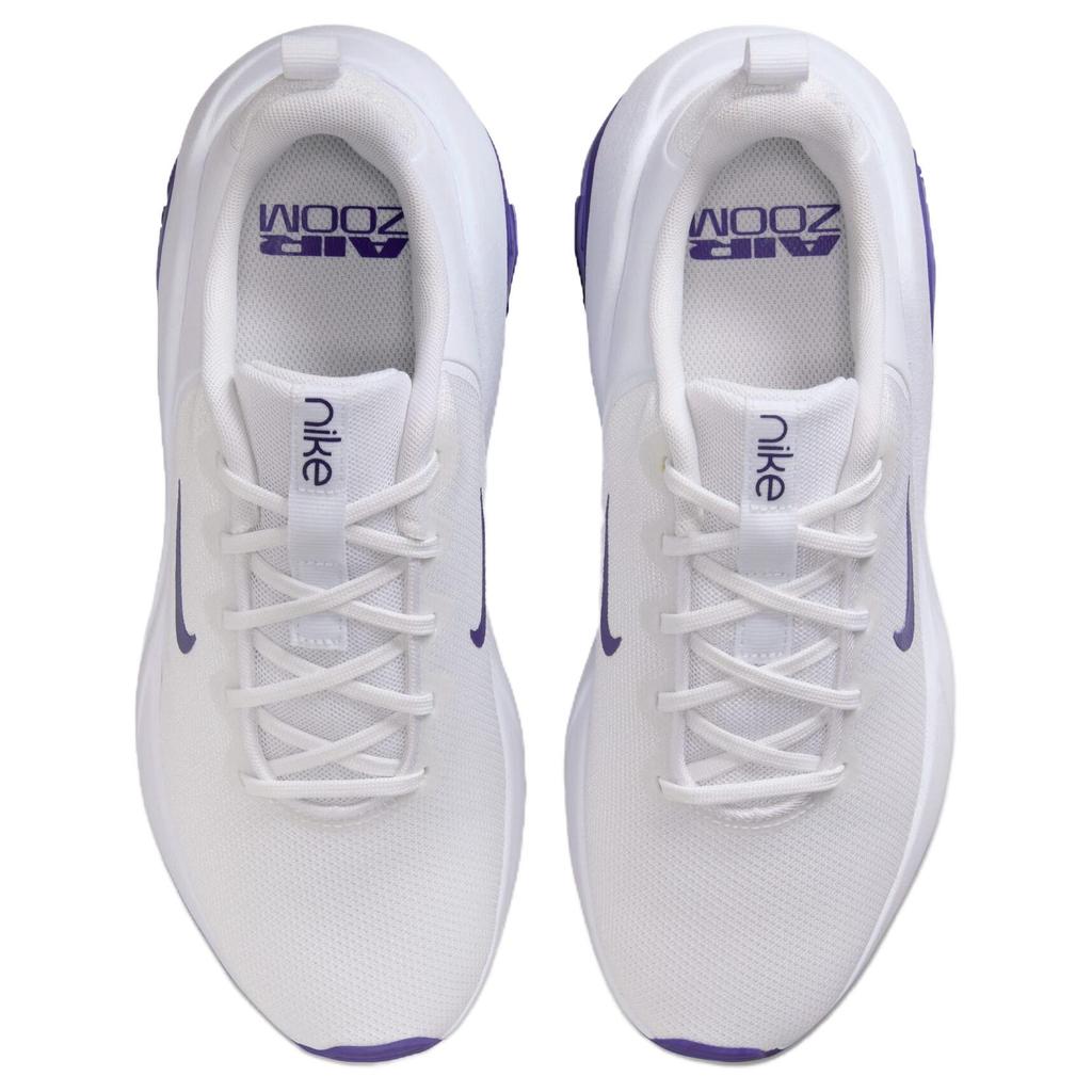 Nike Bella 7 Удобная Дышащая Поддержка Низкий Верх Тренировочная Обувь Женские кроссовки Белый Фиолетовый FZ1689-105