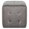 VidaXL 2 Pcs Poufs Grey 30 X 30 X 30 Cm Velvet Fabric