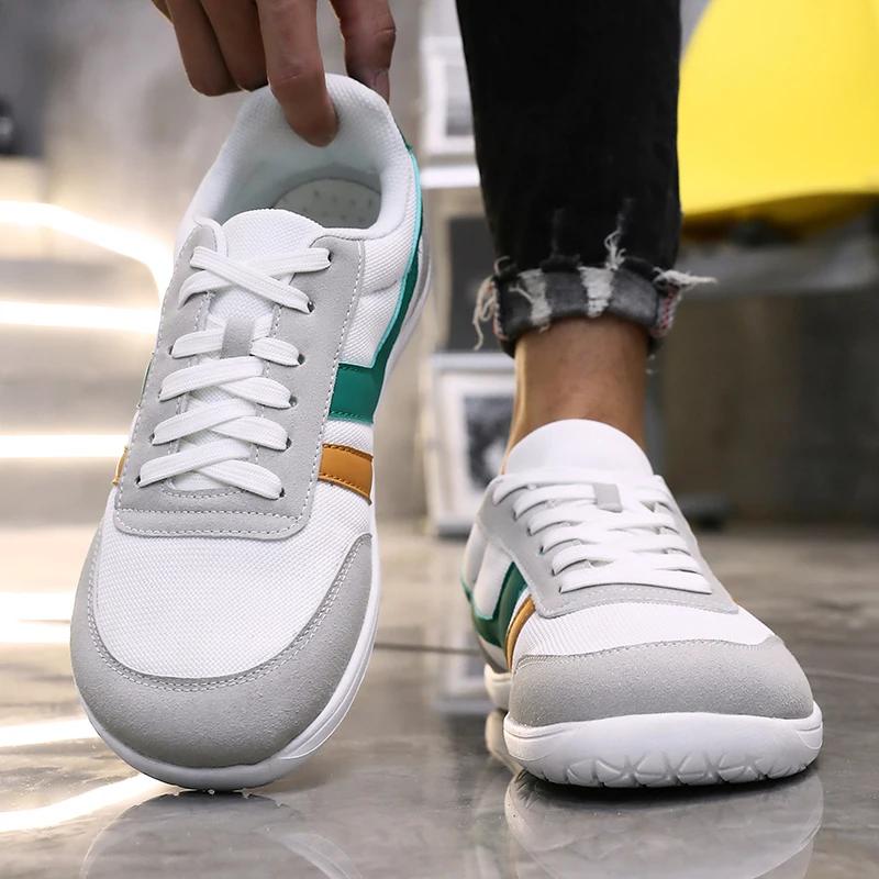 Wide Shoes Anti Slip Lightweight Breathable Running Shoes Minimalist Barefoot Cross Training Shoe Anti Slip Toe Walking Shoes