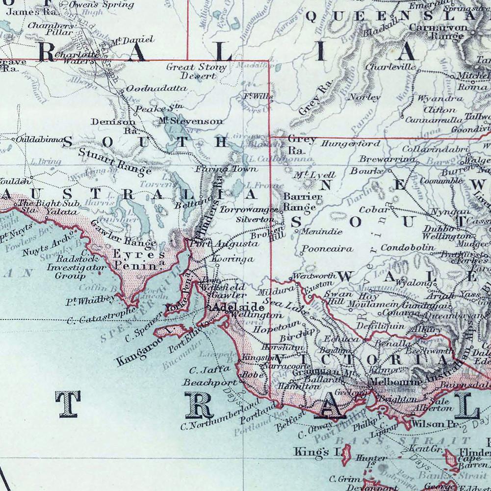 Английская версия - Винтажная картина с картой Океании, настенный плакат, школьные принадлежности для путешествий, подарок, образовательное настенное искусство, декор для стен с картой