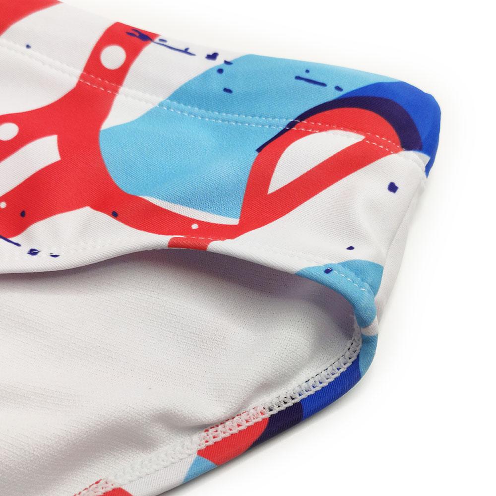 Men's Fashion Floral Printed Swimming Briefs Low Waist Plus Size Summer Beach Wear FREESTYLE UP-LIFT