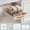 Pull-Out Basket Drawer Dish Rack for Kitchen Cabinet Storage