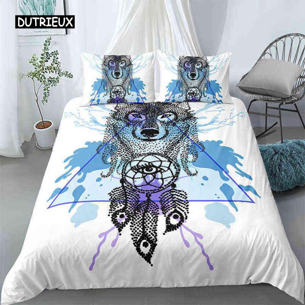 Набор пододеяльников «Ловец снов», комплект королевского размера, комплект постельного белья «Ловец снов» в стиле бохо, пододеяльник из микрофибры в богемном стиле для девочек и женщин