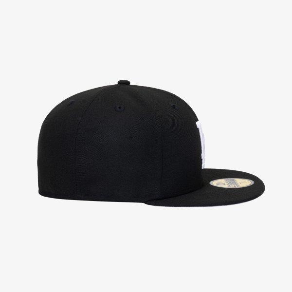 Кепка New Era Mlb La Dodgers Базовая Приталенная Черный Белый 11591149