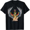 Egyptian Goddess Isis Queen Pharaoh Hieroglyphs Mythology T-Shirt