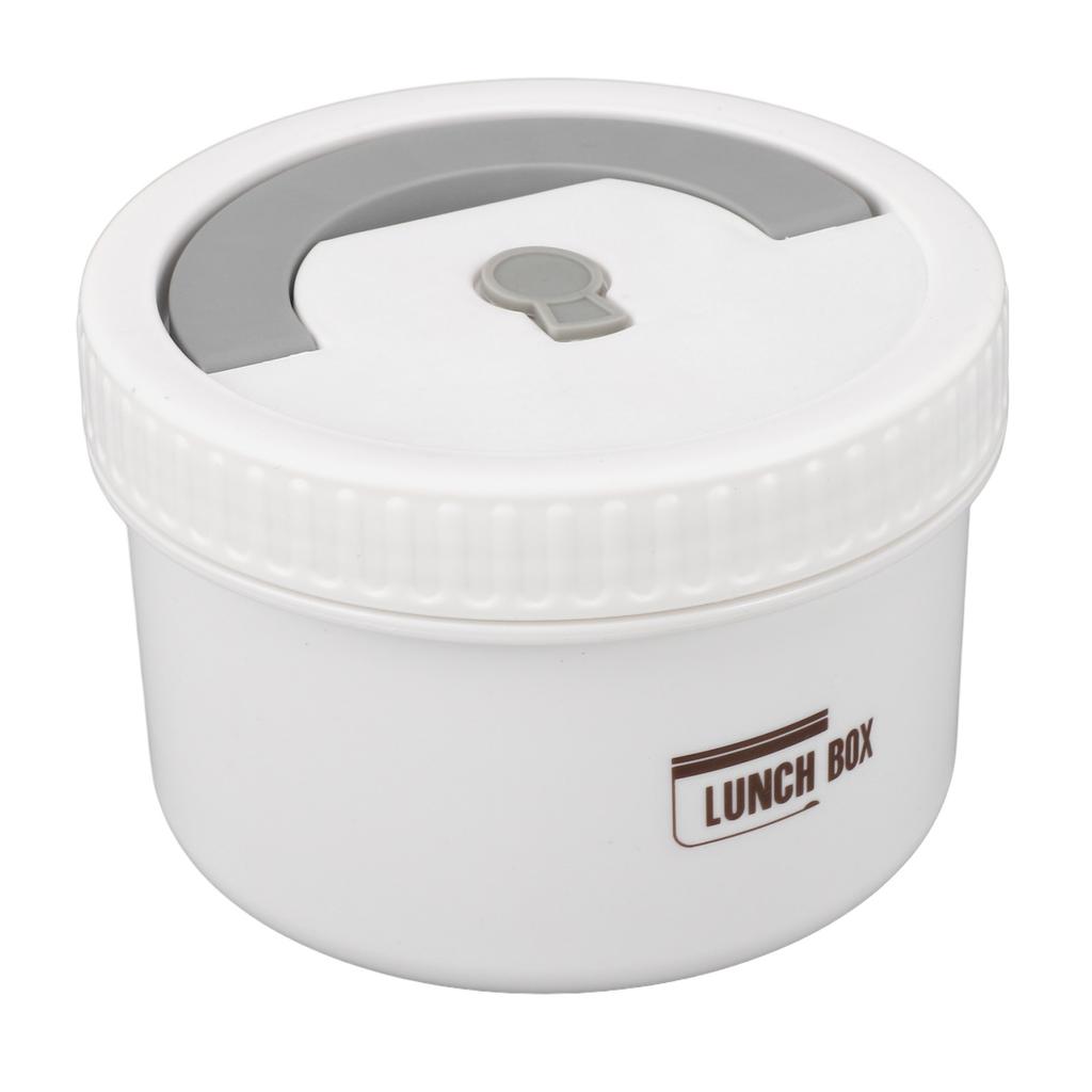 Круглый контейнер для ланча бенто 600 мл из нержавеющей стали, герметичный, не протекающий, с термоизоляцией, портативный для хранения еды