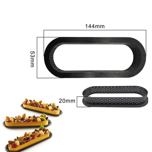 10 шт. DIY кольцо для тарта перфорированная форма для торта круглая мусс круглая форма для французского десерта форма для выпечки инструменты для украшения кондитерских изделий