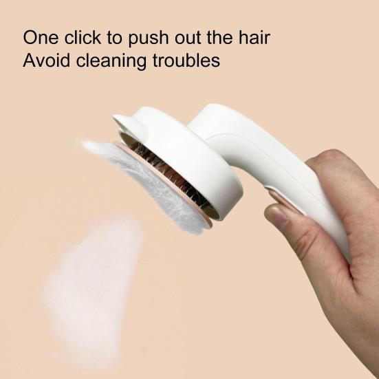 Cat Brush Pet Comb Self Cleaning Slicker Brush Remove Hair Grooming Brush Pet Dematting Comb Dog Beauty Hair Comb