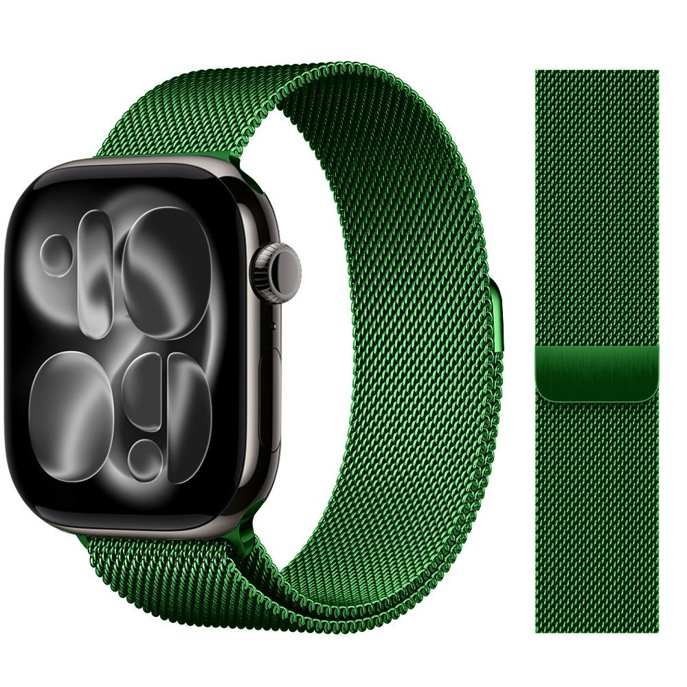 Миланская петля для ремешков Apple Watch 44 мм 46 мм 40 мм 45 мм 41 мм 42 мм браслеты iWatch серия 10 11 se 7 8 9 ultra 2 3