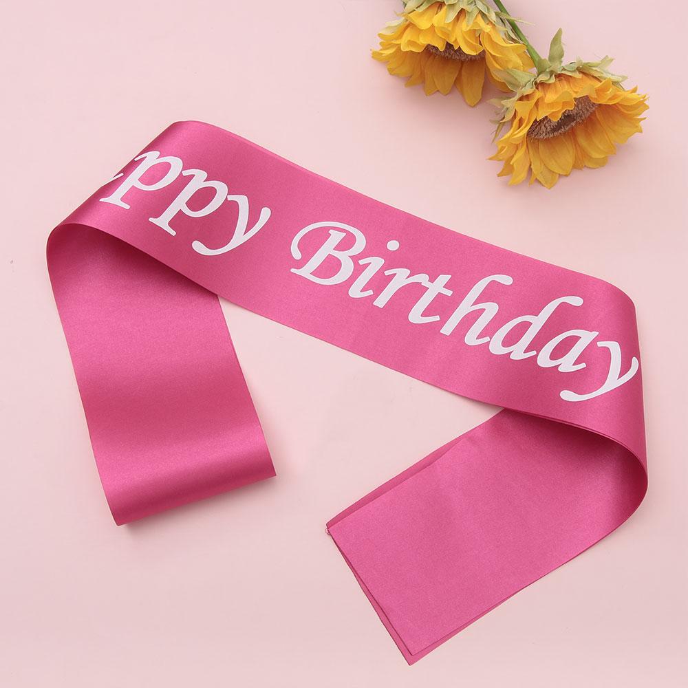 for girls Bachelor Birthday party Happy Birthday Sash Etiquette belt Party Favors Party Decoration