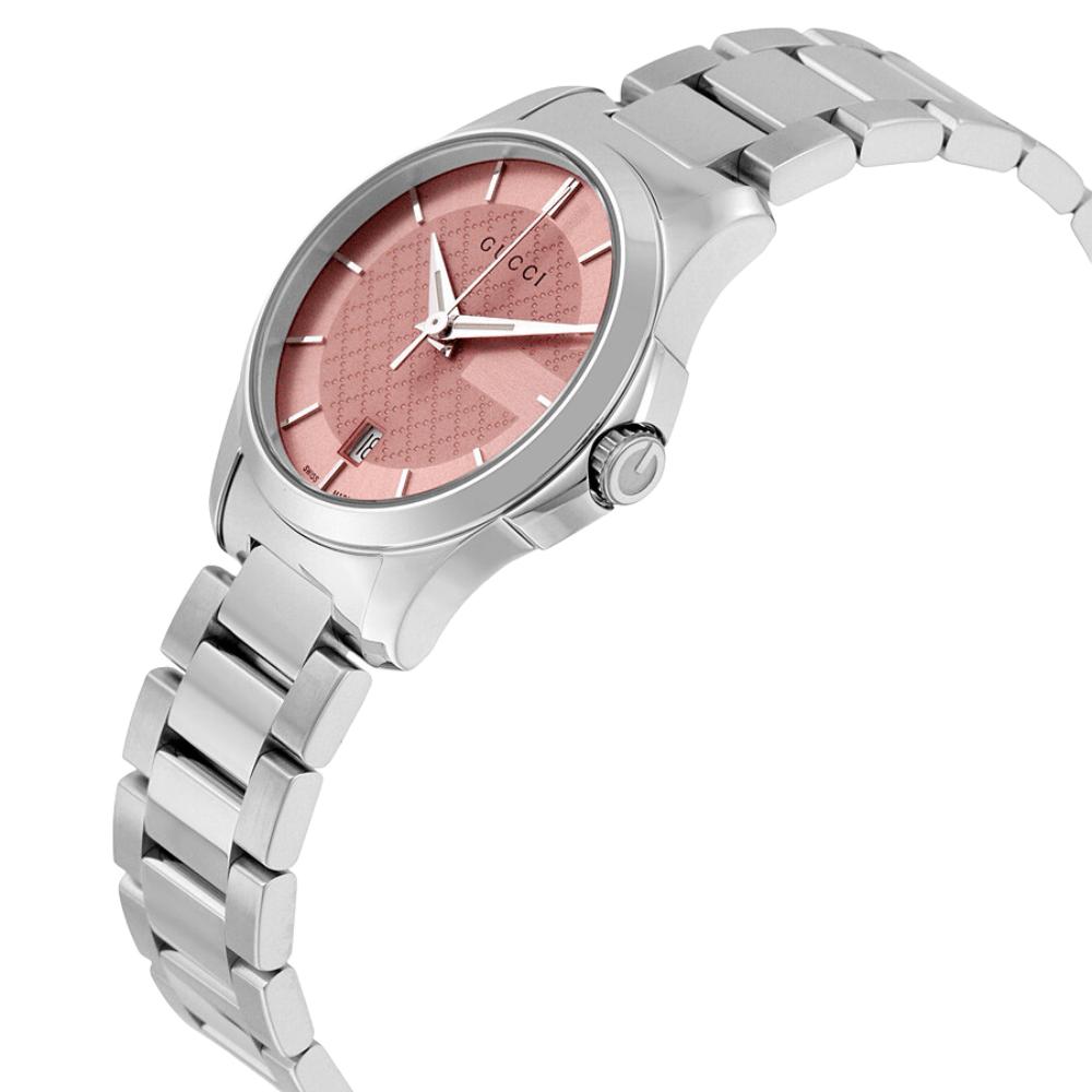 Gucci YA126524 Женские часы G-Timeless с розовым циферблатом