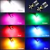 2Pcs T10 W5W LED Bulbs Canbus Error Free Car Clearance Lights Reading Lamp Auto Dome Door Bulb Accessories White Red Yellow Green Blue Pink
