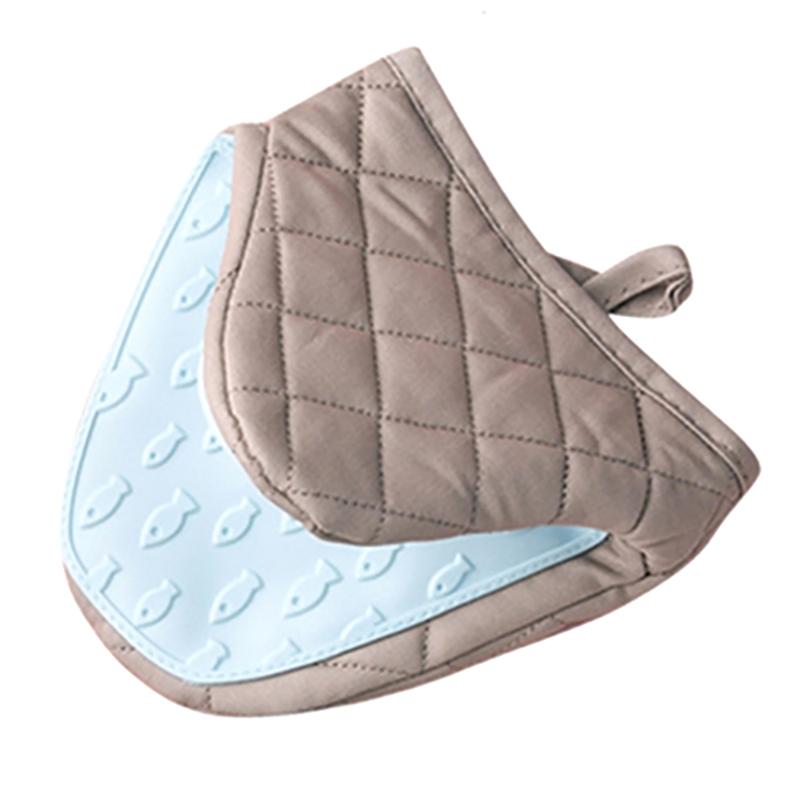 Силиконовые противоожоговые перчатки для духовки, рукавицы, прихватки, кухонные силиконовые перчатки, подставка для подноса, миски, перчатка для духовки, зажим для руки