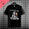 Unisexs Funny To Be An Uncle Again Slogan Tshirt Casual Fashion Streetwear 100 Cotton Short Sleeve Round Neck Tshirt