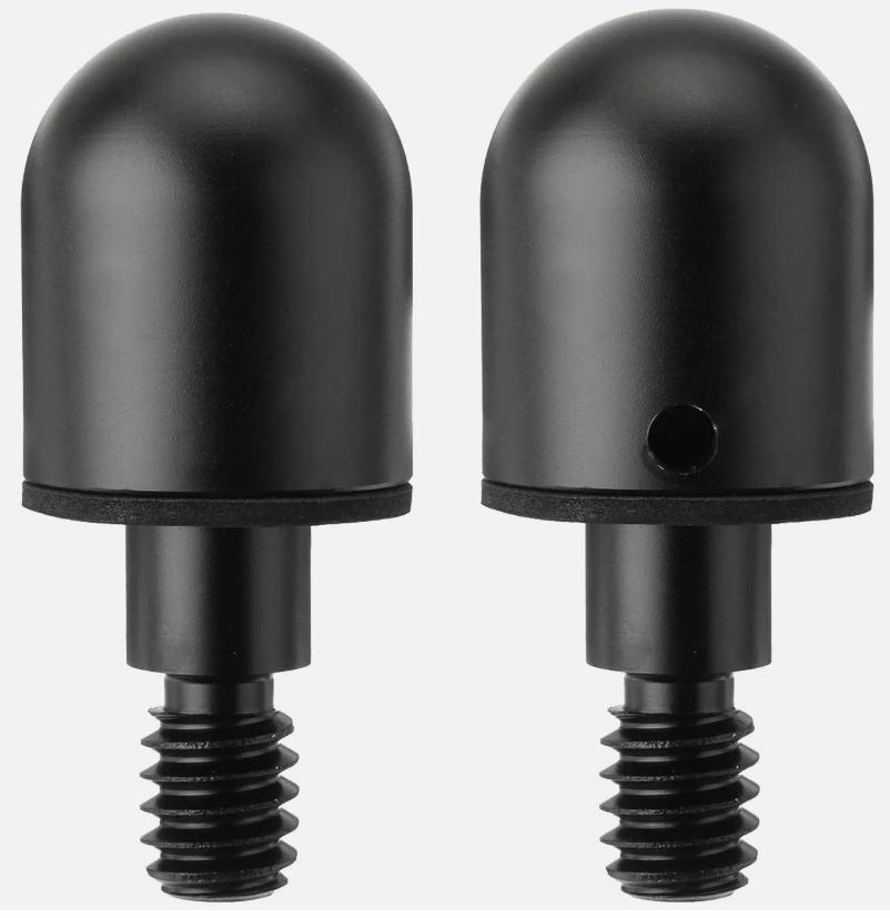 2pcs Round Head Car Bumper Protector Protective Guard Spike For Smart Fortwo 451 Anti Collision Front Rear Safe Kit
