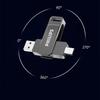 Philips USB 3.2 Type-C флеш-накопитель с двойным интерфейсом 61UT-F