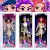 Новый Kpop Охотники на демонов Набор игрушек Фигурка Rumi Mira Zoey Sussy Цветные огни Тематическая песня Коллекционные подарки Для фанатов Подвижная шарнирная Масштаб