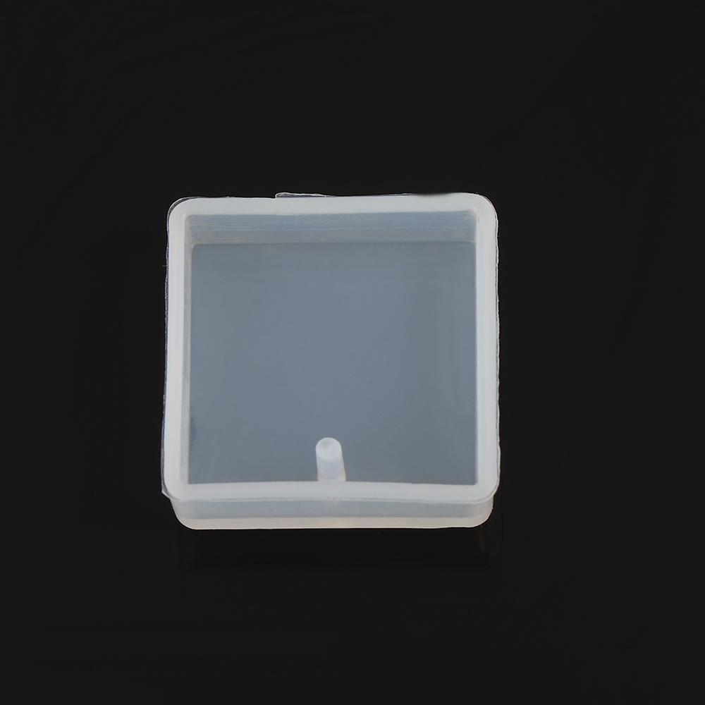 Rectangle Craft Round DIY Handmade Decorative Resin Glue 5pieces/set Mould Jewelry Making Mold Tool