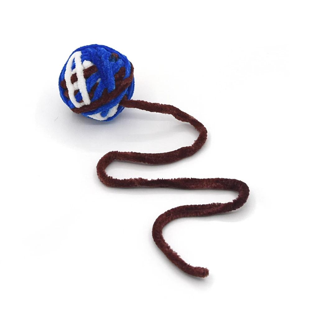 Игрушки для кошек, саморазвлекающиеся игрушки для жевания и дразнения кошек с колокольчиком, цветные шарики для котят, интерактивные игрушки, товары для животных, аксессуары