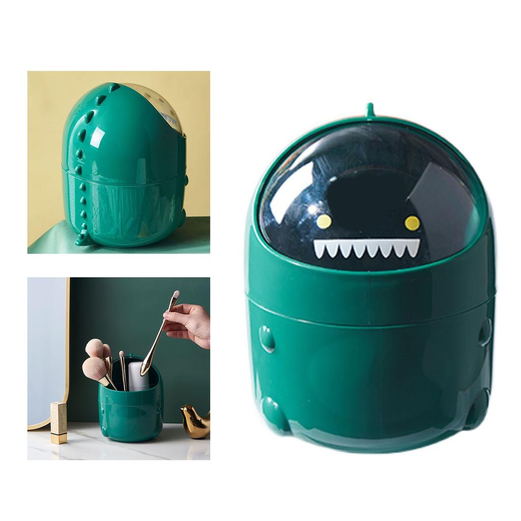 Контейнер для кистей для макияжа Мультяшный откидной дизайн Пыленепроницаемый Водонепроницаемый Устойчивый Держатель для кистей для макияжа для