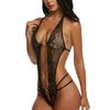 European & American Alluring See-Through Backless Lace-Up Shaping Lingerie