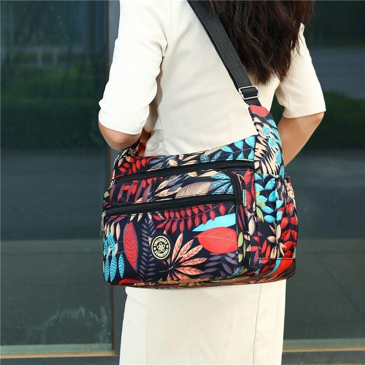 Сумка-мессенджер через плечо, вместительная, для женщин среднего возраста, сумка для мам в иностранном стиле, оксфордская ткань, дорожная нейлоновая сумка-мессенджер