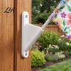Weatherproof Flag Holder Mini Stick with Screws, Wall Mount Pole Easy Install Flagpole Bracket Holder, Small Display for Classrooms Offices