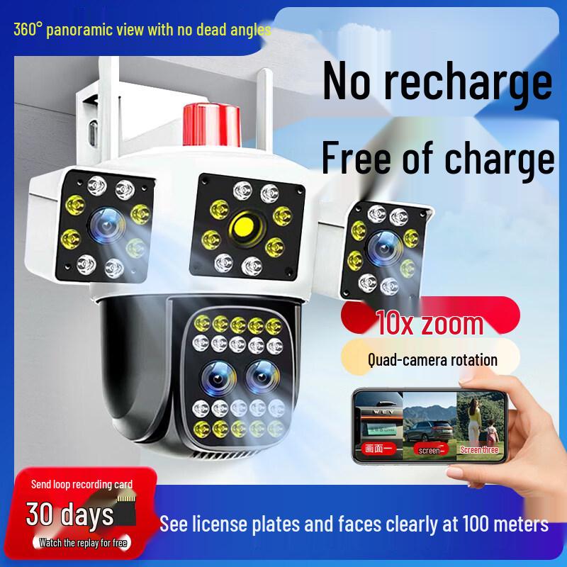 Beiyipin 360-Degree Wireless Panoramic Home Monitor