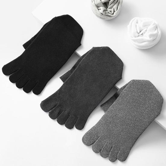 1 пара носков для ног осень-зима влагоотводящие дышащие супинаторы нескользящие мужские и женские спортивные беговые хлопковые носки с пятью пальцами