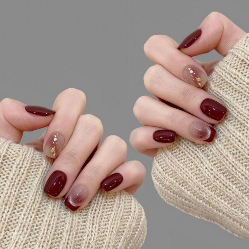 Temperament Cat-eye Wearable Manicure Nails, High-end Handmade Wearable Nails, Manicure Patches, Fake Nail Patches