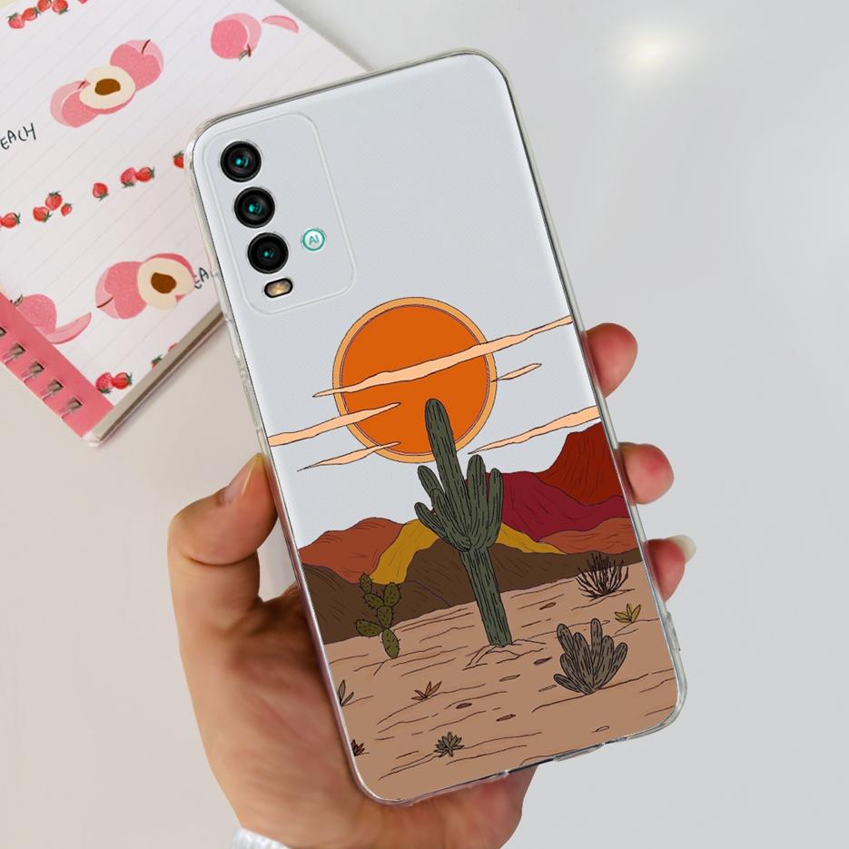 Чехол для Xiaomi Redmi 9T Милый Модный Расписной Чехол Прозрачный Силиконовый Мягкий Тонкий Чехол для Телефона для Xiaomi Redmi 9T Redmi9T Fundas Coque