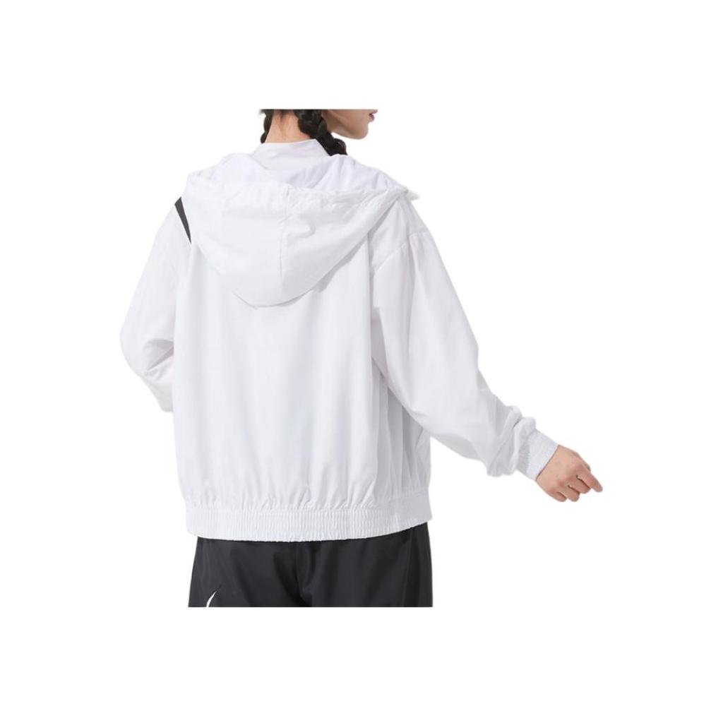 Nike Спортивная одежда Классическая Толстовка с капюшоном Повседневная Универсальная Спортивная куртка Женская куртка Белая HM8972100