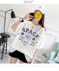 Korean Style Women's Casual Loose Fit Mid-Length Short Sleeve T-shirt - Summer Comfort