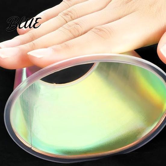Decorative Rainbow Shade Flower Pot Iridescent Clear Self Watering Planters Plant Pots with Reservoir Wick Rope Plastic Planter for Succulents 2.7