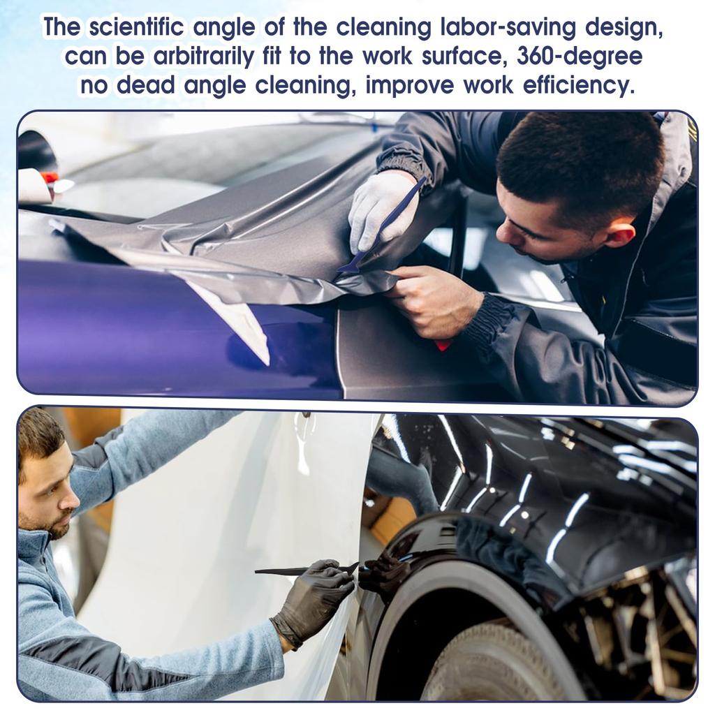 Hariendny Набор из 3 ракелей для виниловой оклейки автомобиля, набор инструментов для виниловой оклейки автомобиля 3 в 1, инструмент для тонировки окон