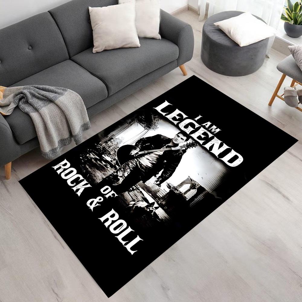 Elvis Presley Floor Mat Design for Hallway Dormitory Entryway Bedrooms Antislip Carpet Anime Office Decor Birthday/Christmas Gift