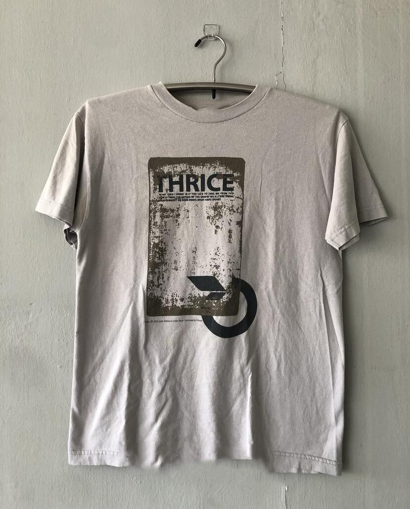 Коллекция THRICE 2003 Группа Подарок Для Фаната Полный Размер S-5XL Футболка Унисекс Футболка