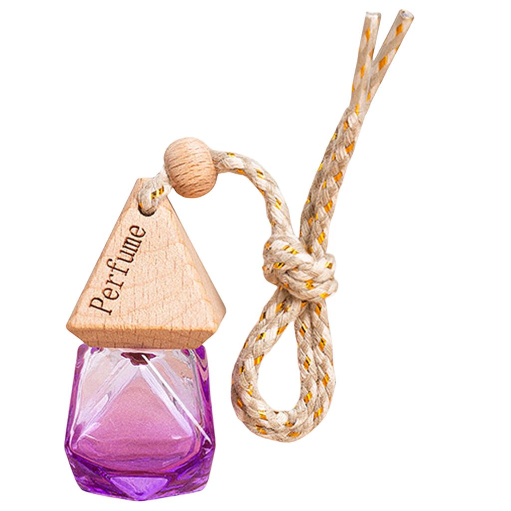 Автомобильный диффузор для духов, украшение для ароматерапии, подвесной флакон с треугольной крышкой, освежитель воздуха, диффузор для эфирных масел