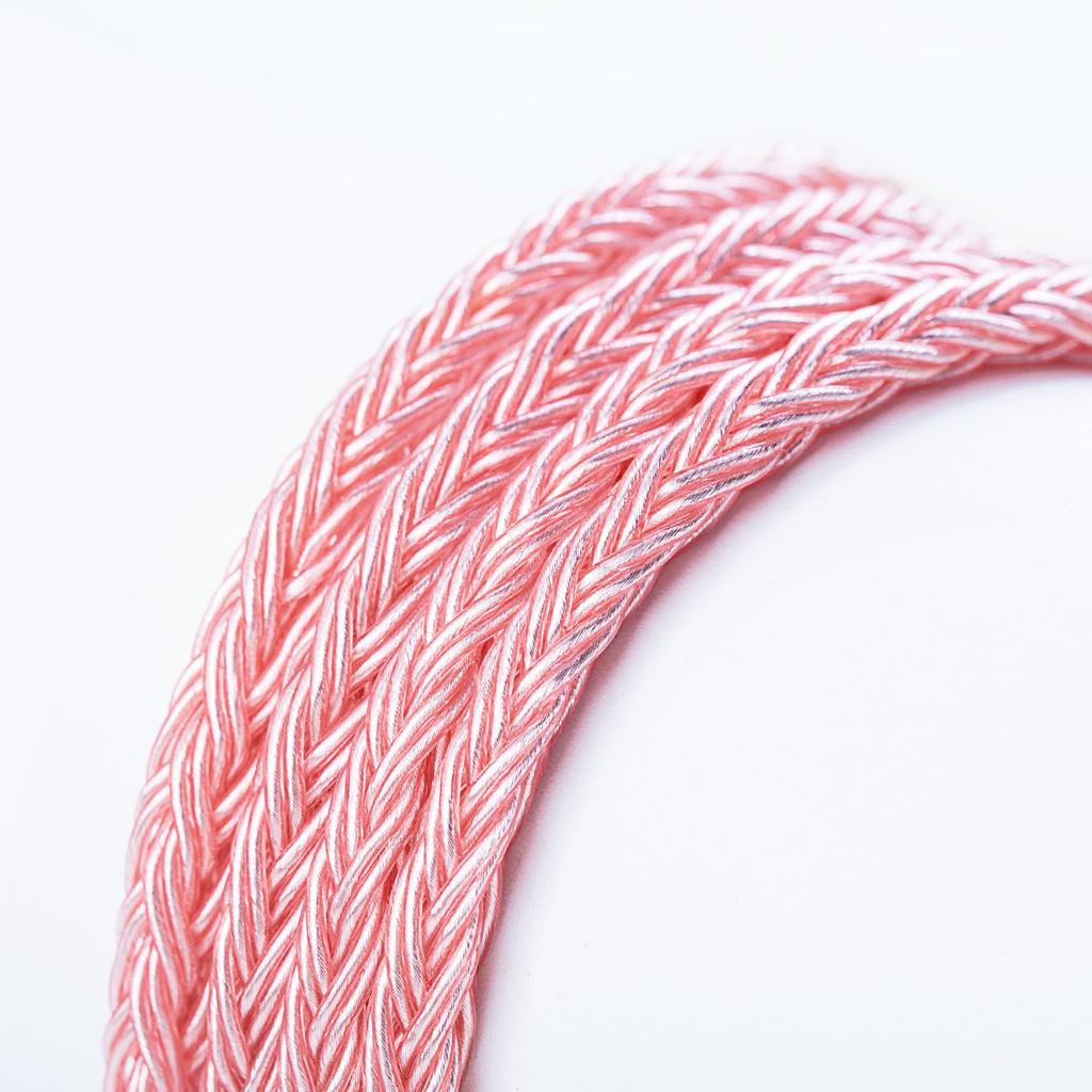 Kbear ST18 Recable Cable Soft Earphone Sound Quality Improvement 16 Cores Silver Plated 5N Upgrade Cable Silver Plated Wire 2PIN Replacement Cable