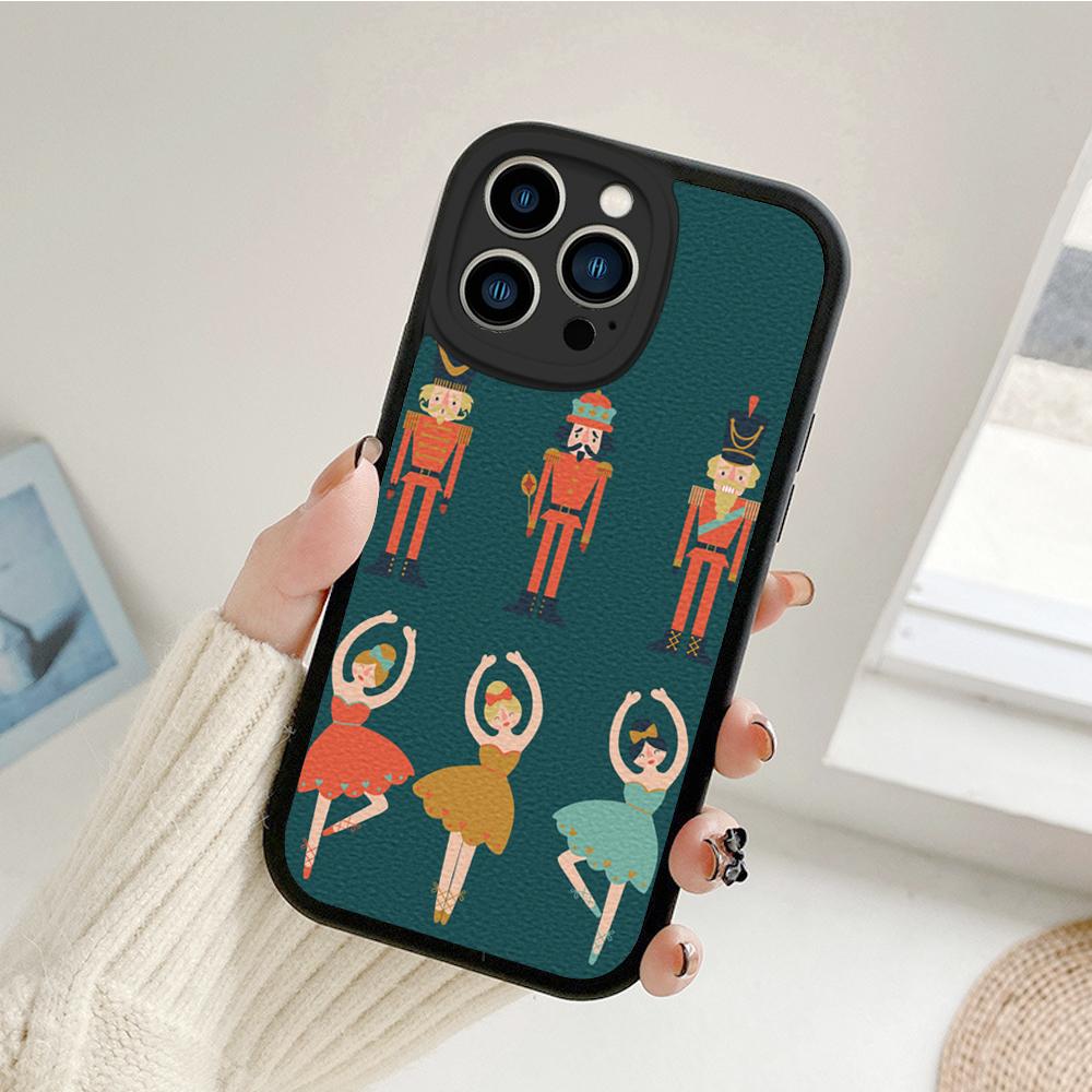 Чехол для телефона Clara's Nutcracker Ballet Repeat для iPhone 14 13 11 12 Pro MAX 13 12 MiNi 7 8 14 plus SE2020 X XS XR из овчины