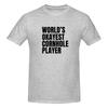 World S Okayest Cornhole Player  Black Moistureabsorbing And Breathable Tshirtartistic Style Versatile Inner Layer Tee