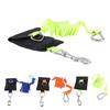 Scuba Diving Lanyard 2.6M Nylon BCD Side Mount Anti Lost Strap Underwater Safety Rope with Stainless