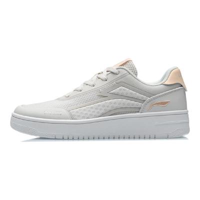 Низкие кеды Li Ning для скейтбординга женские Белый Абрикосовый AGCR186-1