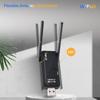 Беспроводной USB Wi-Fi адаптер Kosky WiFi 6 двухдиапазонный 1800 Мбит/с 802.11ax USB3.0 Увеличьте скорость интернета до 600 Мбит/с Беспроводной USB Wi-Fi адаптер