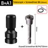 PH2 Phillips Screwdriver Bits Cross Head Magnetic 50/100/150mm Hand Tool 1/2” Square To 1/4” Hex Wrench Socket Adapter Converter