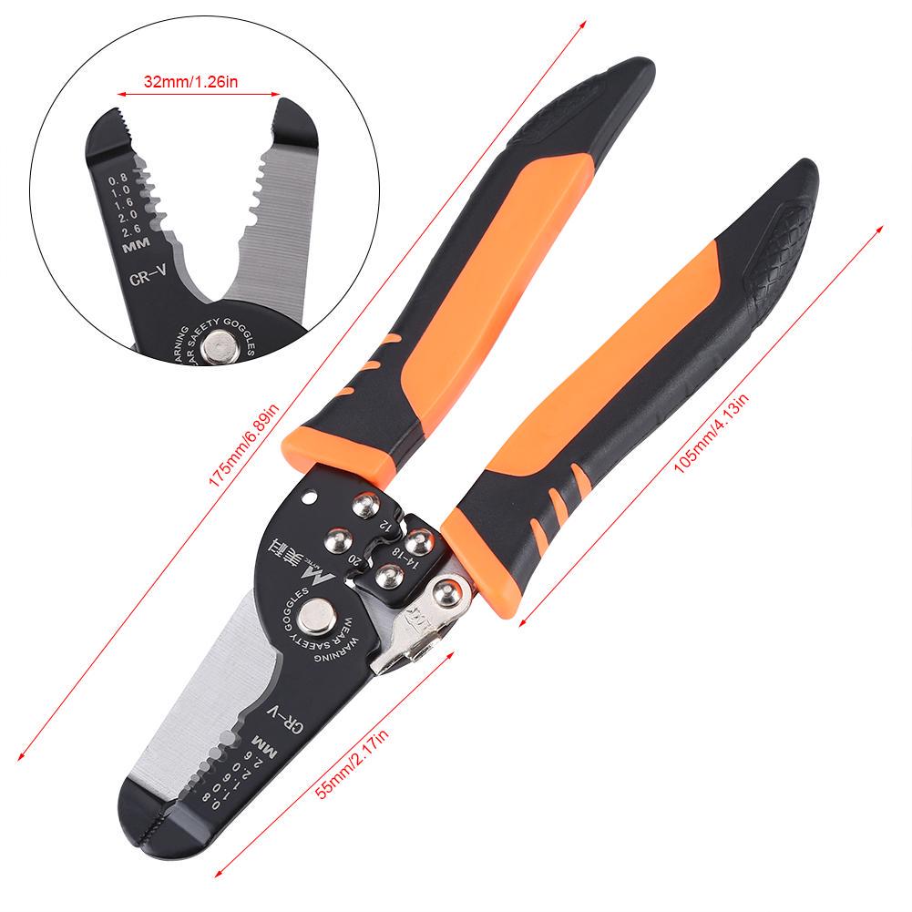 Electrician Wire Crimping Cutting Stripping Stripper Plier