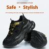 Fashion Safety Shoes for Woman Comfortable Work Sneakers Industrial Steel Toe Safety Work Boots Light Summer Work Shoes